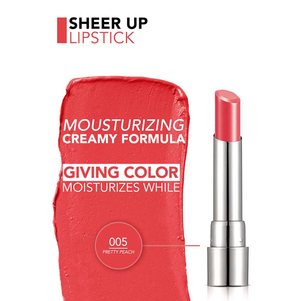 Flormar Sheer Up Lipstick 006 Tangerine